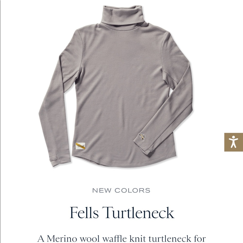 Tracksmith Women’s Fells Turtleneck